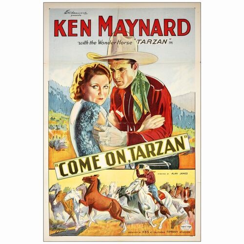 367: One Sheet (27" x 41" ); Fine+ Folded ### COME ON, TARZAN (1932)