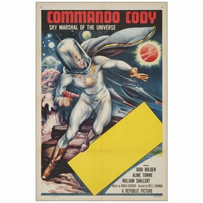368: One Sheet (27" x 41" ); Very Fine Folded ### COMMANDER CODY (1953)