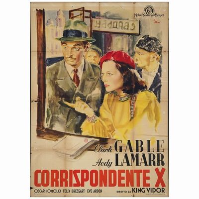 369: First Post-War Release Italian 4-Fogli (55" x 78"); Fine Folded ### COMRADE X (1948)
