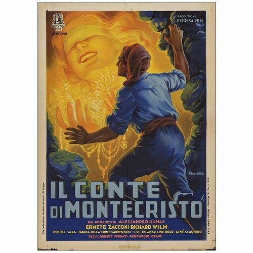 371: Italian Fogli (19" x 27"); Very Fine- Folded ### COUNT OF MONTE CRISTO, THE PART 2 (1943)