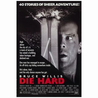 380: One Sheet (27" x 40"); Very Fine+ Rolled ### DIE HARD (1988)