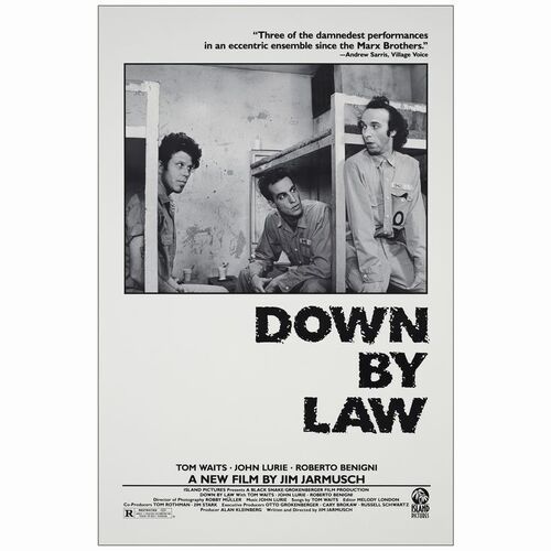 385: One Sheet (27" x 40"); Very Fine Rolled ### DOWN BY LAW (1986)