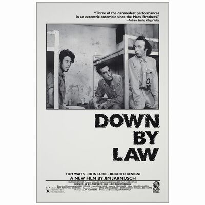 385: One Sheet (27" x 40"); Very Fine Rolled ### DOWN BY LAW (1986)