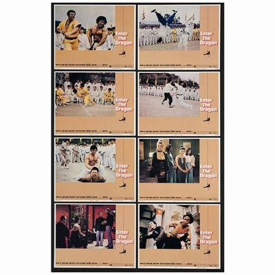 391: Lobby Card Set of (8) (11" x 14"); Very Fine+ ### ENTER THE DRAGON (1973)