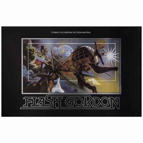 398: Special Advance Poster (24.5" x 38" ); Very Fine+ Rolled ### FLASH GORDON (1980)