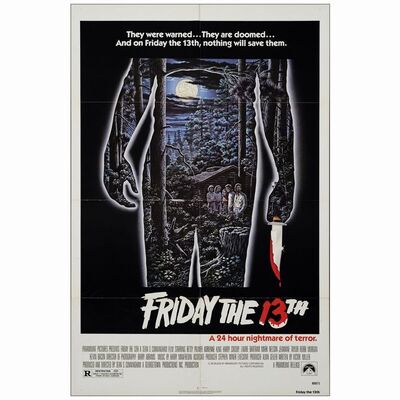 403: One Sheet (27" x 41"); Very Fine+ Folded ### FRIDAY THE 13TH (1980)