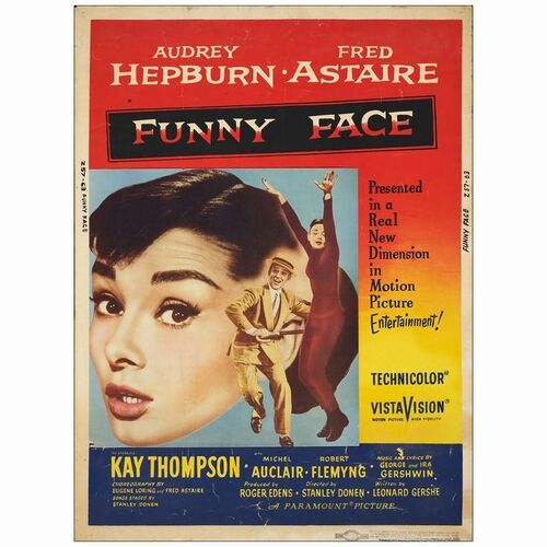 406: 30" x 40"; Very Good+ Rolled ### FUNNY FACE (1957)