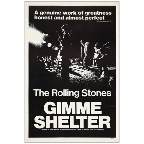 411: One Sheet (27" x 41"); Fine- on Linen ### GIMME SHELTER (1970)