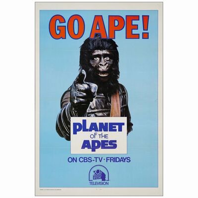 413: Television One Sheet (27" x 41"); Very Fine Folded ### GO APE! (1974)