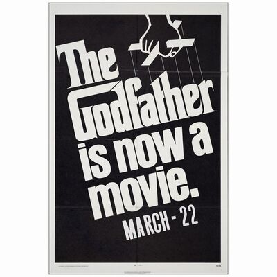 414: One Sheet (27" x 41"); Very Fine- Folded ### THE GODFATHER (1972)
