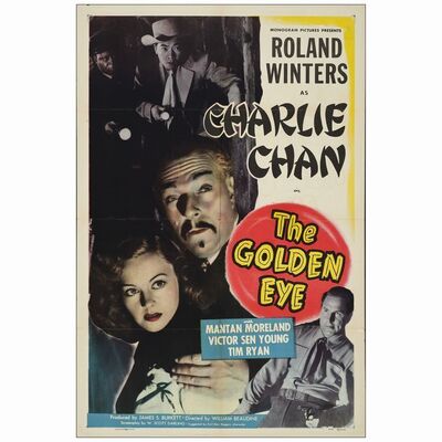 415: One Sheet (27" x 41" ); Fine+ Folded ### THE GOLDEN EYE (1948)
