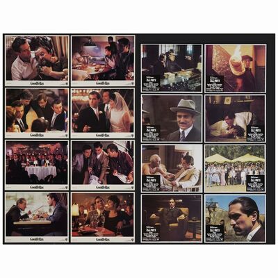 418: Lobby Card Set of (8), Two Full Sets (11" x 14" ); Very Fine ### GOODFELLAS / THE GODFATHER PART II (1990/1974)