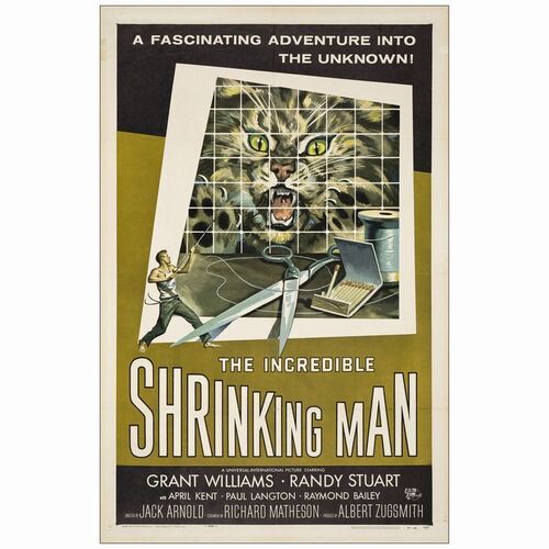 434: One Sheet (26.75" x 41.25"); Very Good on Linen ### THE INCREDIBLE SHRINKING MAN (1957)