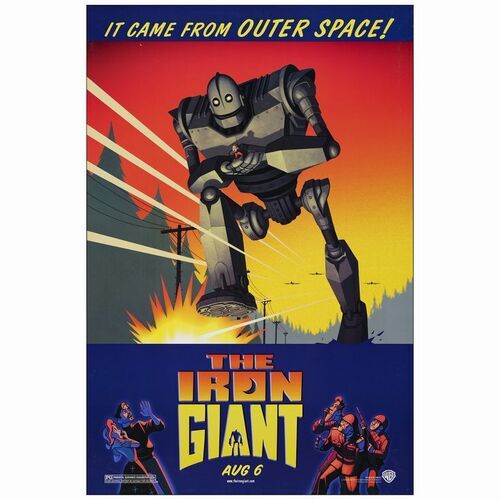440: One Sheet (27" x 40" ); Very Fine+ Rolled ### THE IRON GIANT (1999)