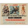 444: Half Sheet (22" x 28"); Very Good+ Folded ### JAMES BOND: THUNDERBALL (1965)