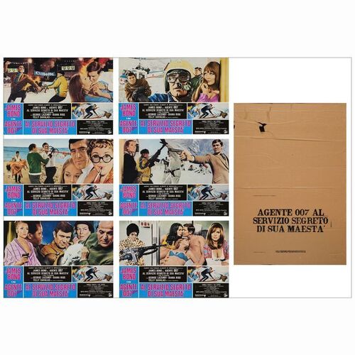 454: Photobustas (6) (18" x 26.25"); Fine+ Rolled ### JAMES BOND: ON HER MAJESTY'S SECRET SERVICE (1969)