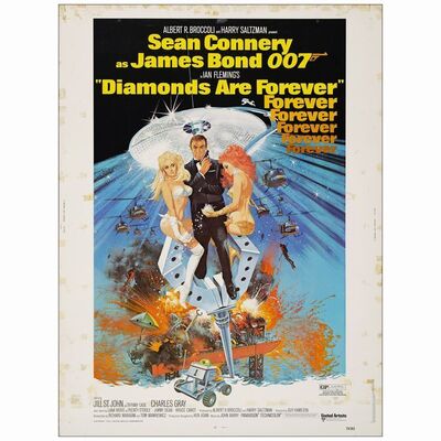456: 30" x 40"; Fine- Rolled ### JAMES BOND: DIAMONDS ARE FOREVER (1971)