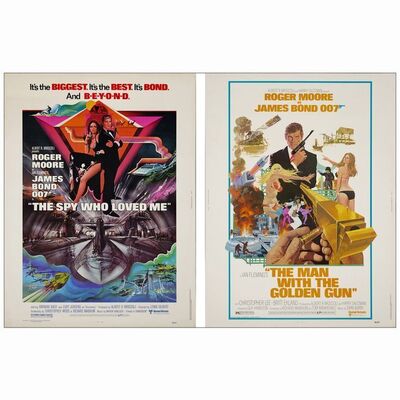 459: 30" x 40" (2); Very Fine Rolled ### JAMES BOND: THE MAN WITH THE GOLDEN GUN, JAMES BOND: THE SPY WHO LOVES ME (1974)
