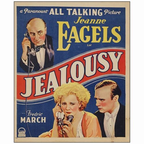 462: Window Card (14" x 17"); Fine- ### JEALOUSY (1929)