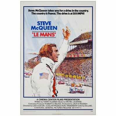 477: One Sheet (27" x 41" ); Very Fine Folded ### LE MANS (1971)