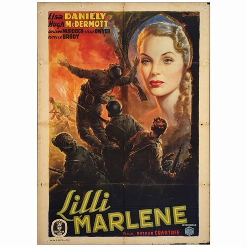 478: Italian 2-Fogli (37.5" x 54"); Good Rolled ### LILLI MARLENE (1950)