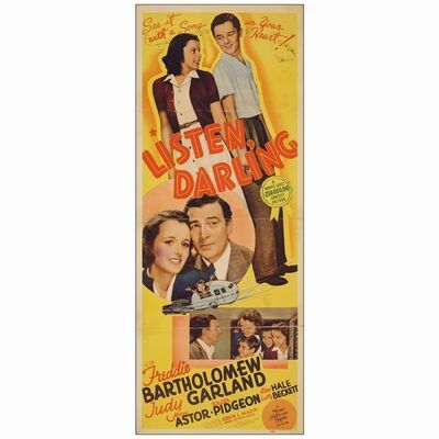 479: Insert (14" x 36"); Fine+ Folded ### LISTEN, DARLING (1938)