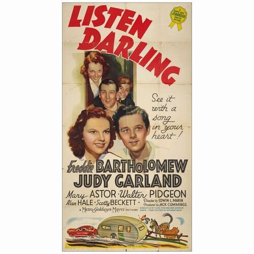 480: Three Sheet (41" x 81"); Fair Folded ### LISTEN, DARLING (1938)