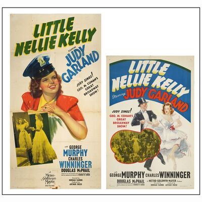 481: One Sheet and Three Sheet (41" x 81" and 27" x 41"); Fine- Folded ### LITTLE NELLIE KELLY (1940)