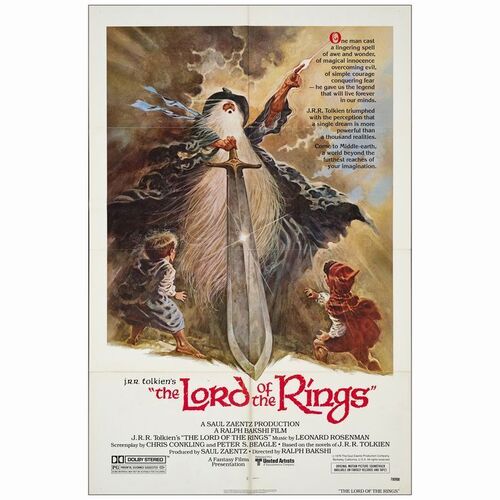 485: One Sheet (27" x 41); Near Mint Folded ### THE LORD OF THE RINGS (1978)