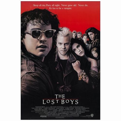 486: One Sheet (27" x 41"); Very Fine+ Rolled ### THE LOST BOYS (1987)