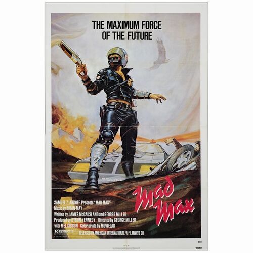 488: One Sheet (27" x 41"); Near Mint Folded ### MAD MAX (R-1983)