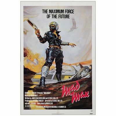 488: One Sheet (27" x 41"); Near Mint Folded ### MAD MAX (R-1983)