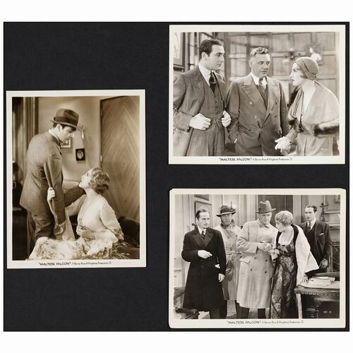 495: Vintage Promotional Photos (3) (8" x 10"); Fine ### MALTESE FALCON,THE (1931)