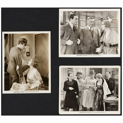 495: Vintage Promotional Photos (3) (8" x 10"); Fine ### MALTESE FALCON,THE (1931)