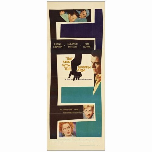 496: Insert (14" x 36"); Very Fine+ Folded ### THE MAN WITH THE GOLDEN ARM (1955)