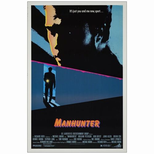 497: One Sheet (27" x 41"); Fine+ Rolled ### MANHUNTER (1986)