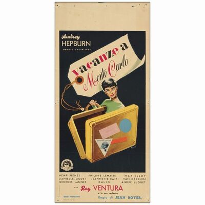 508: Italian Locandina (13" x 27.5"); Fine Folded ### MONTE CARLO BABY (1954)