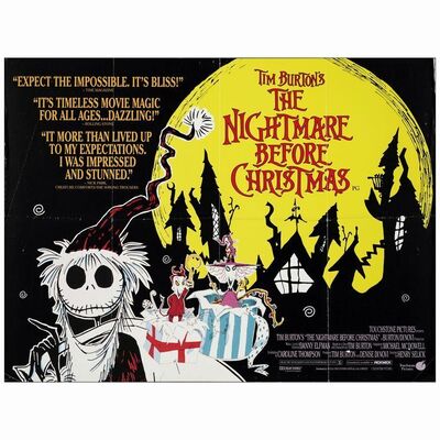 511: British Quad (30" x 40" ); Very Fine- Folded ### THE NIGHTMARE BEFORE CHRISTMAS (1993)