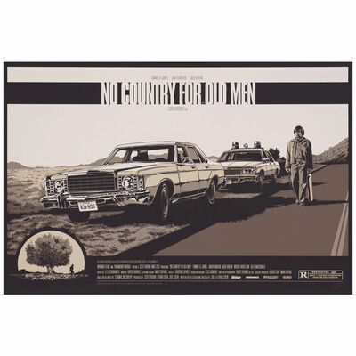 512: Art Print (24" x 36") Signed by Artist; 45/325; Near Mint Rolled ### NO COUNTRY FOR OLD MEN (2007)