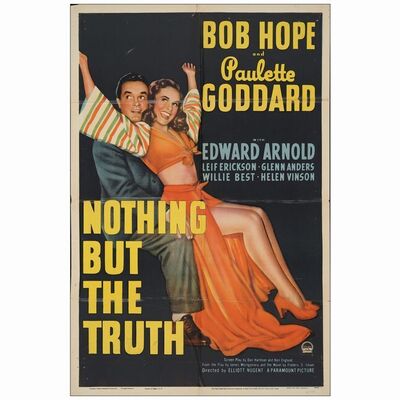 515: One Sheet (27" x 41" ); Fine Folded ### NOTHING BUT THE TRUTH (1941)