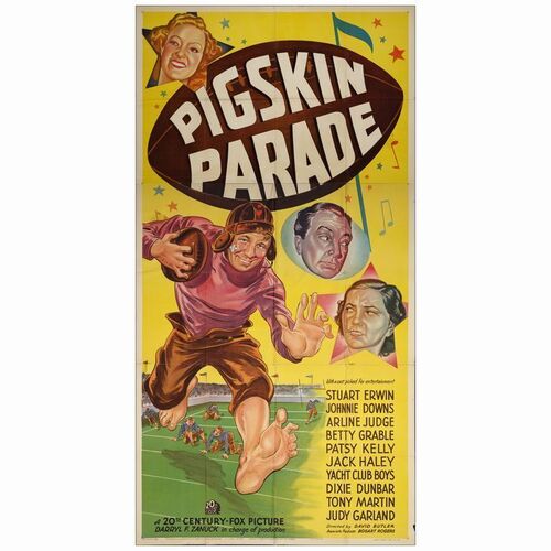 526: Three Sheet (41" x 81"); Fine- Folded ### PIGSKIN PARADE (1936)