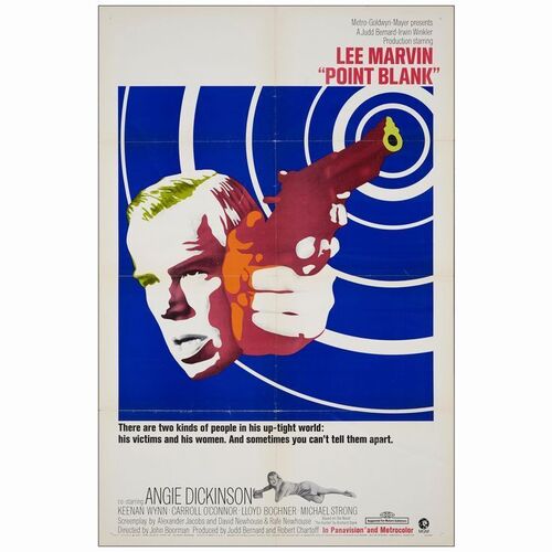532: One Sheet (27" x 41" ); Very Fine- Folded ### POINT BLANK (1967)