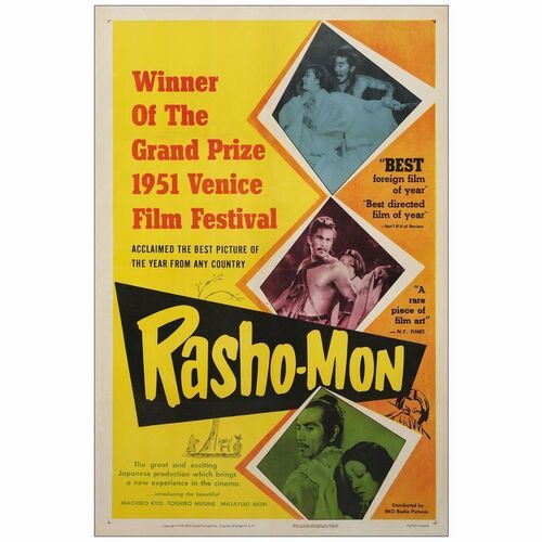 541: One Sheet (27" x 41"); Very Fine on Linen ### RASHOMON (1950)