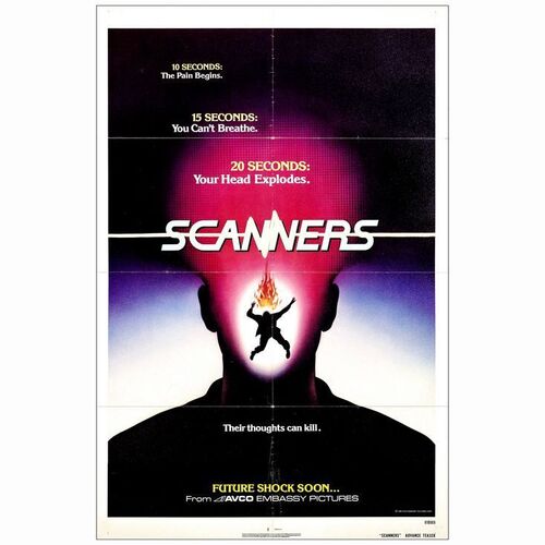 560: One Sheet (27" x 41"); Advance Style; Very Fine Folded ### SCANNERS (1981)