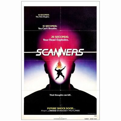 560: One Sheet (27" x 41"); Advance Style; Very Fine Folded ### SCANNERS (1981)