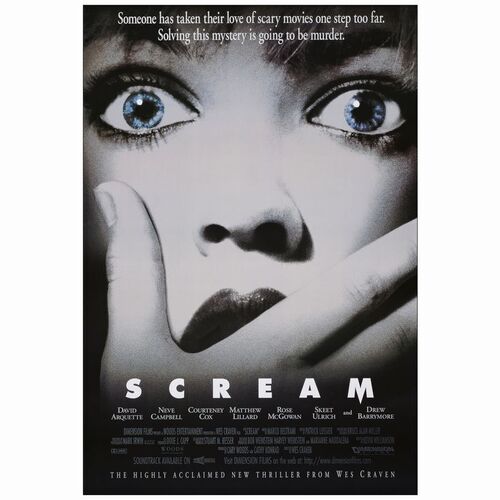 562: One Sheet (27" x 40"); Near Mint Rolled ### SCREAM (1996)