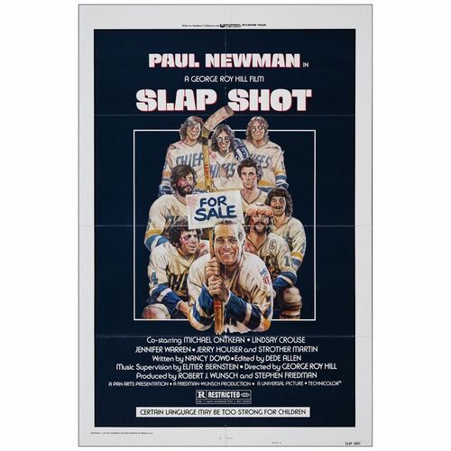567: One Sheet (27" x 41" ); Style A; Very Fine+ Folded ### SLAP SHOT (1977)