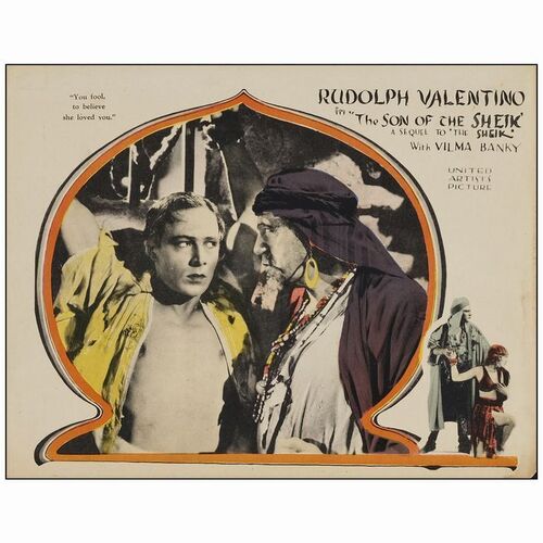 568: Lobby Card (11" x 14"); Very Fine- ### THE SON OF THE SHEIK (1926)
