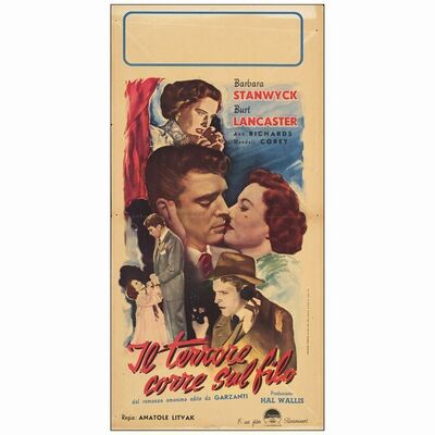 569: Italian Locandina (14" x 27.5); Fine Folded ### SORRY, WRONG NUMBER (1948)