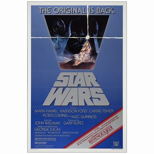572: One Sheet (27" x 41"); "Revenge" Snipe; Near Mint Rolled ### STAR WARS: A NEW HOPE (R-1982)